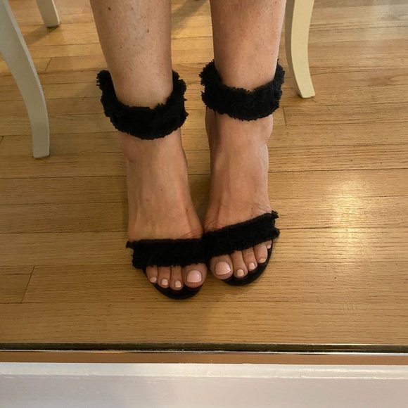 exe suede fringe sandals EUC - Picture 2 of 8